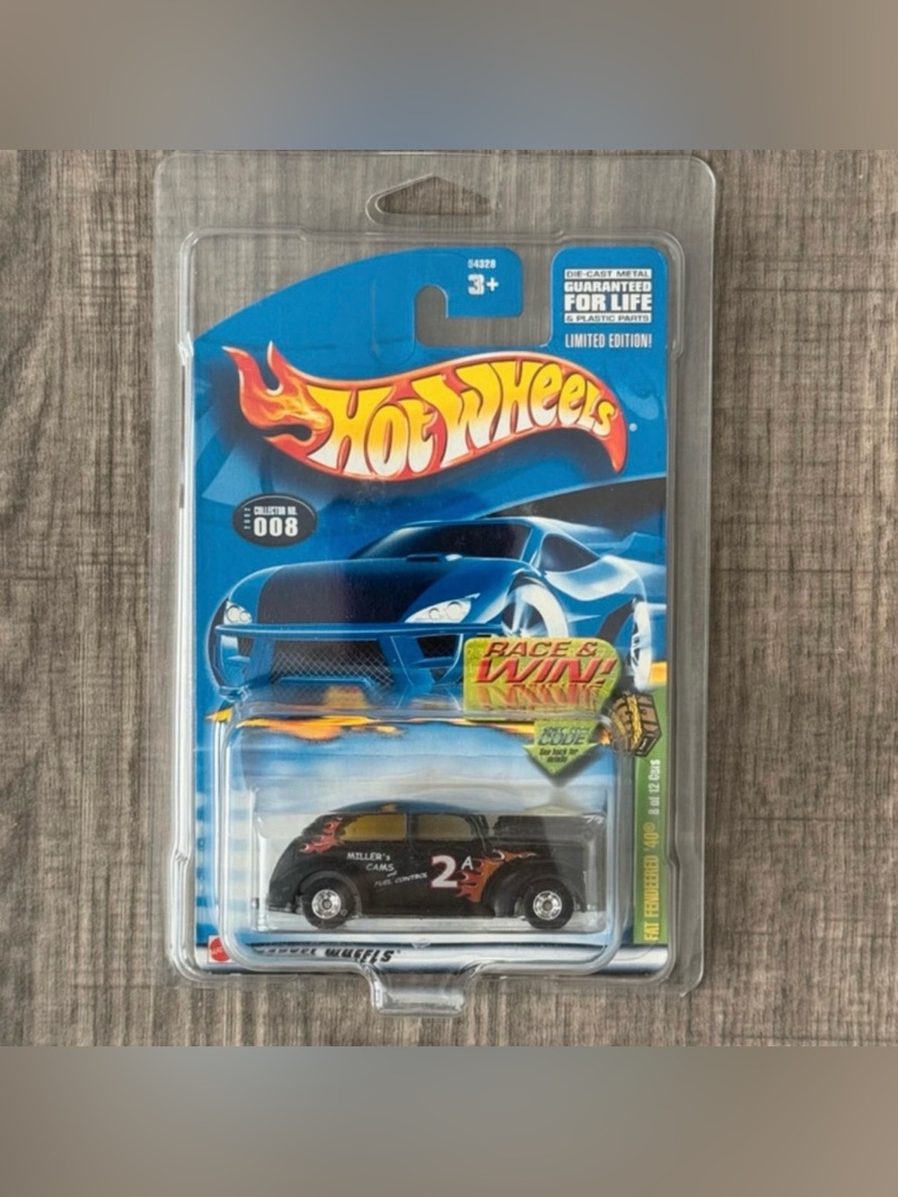 Hot Wheels 2002 Treasure Hunt Fat Fendered '40 08/12 LE